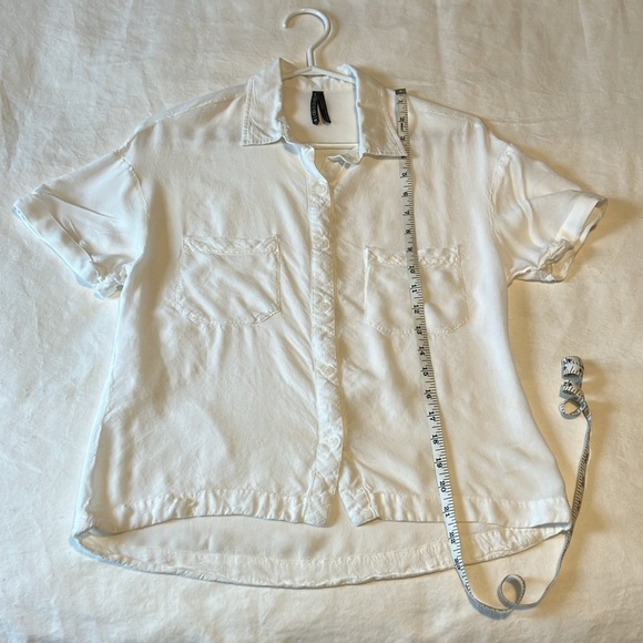 Gentle Fawn White Short Sleeve Button Down Shirt - Picture 8 of 8